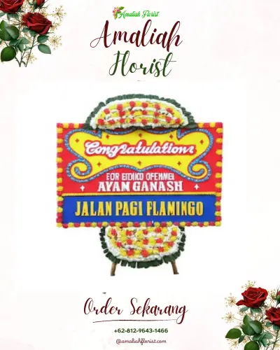 Bunga Papan Congratulation di Wringinjenggot